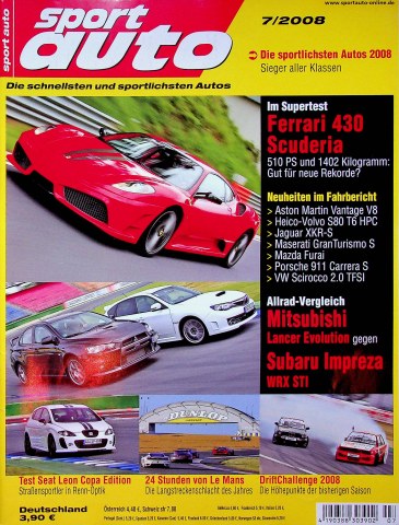Deckblatt Sport Auto (07/2008)
